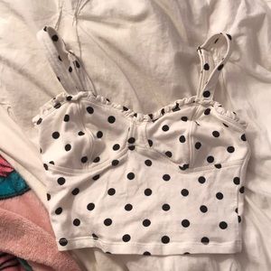 Abercrombie polka dot top